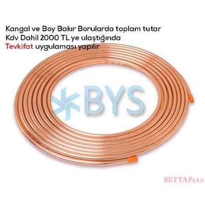 Bakır Boru 3/4 1.00mm (VRV) Kangal - Kg