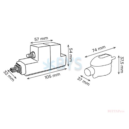 Klima Drenaj Tahliye Pompası Sanicondens Clim Mini S (9 Lt/H - 6 Mt)