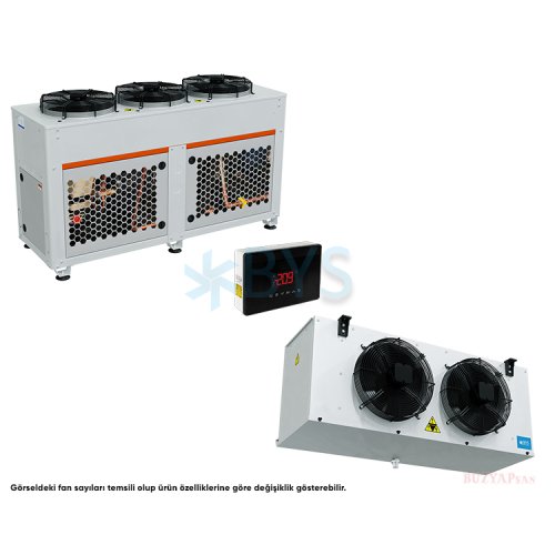 30 HP (0°/+5°) 380 V Frascold Komp.lü Soğutma Grubu (Dış Ünite + Kumanda + İç Ünite)