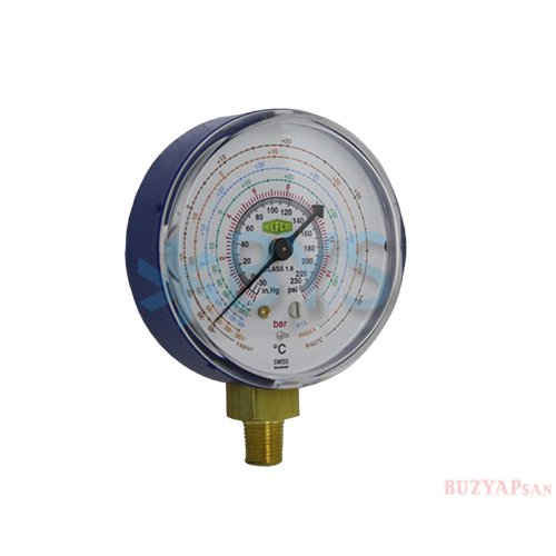 Refco Alçak Basınç R22/R134/R404/R407 Manometre Saati